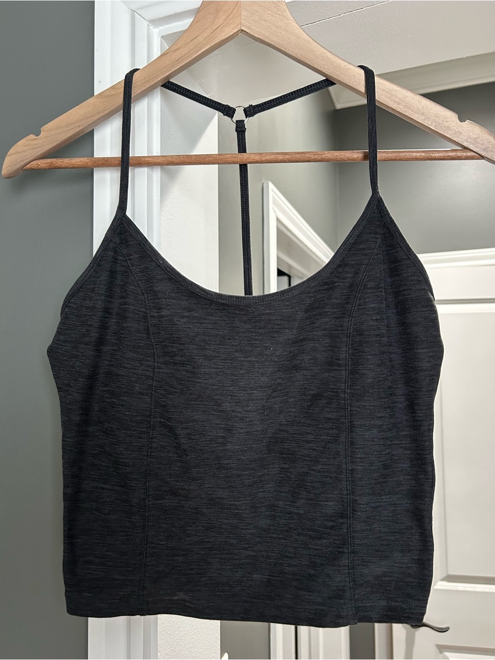 Victoria's Secret Black T-Back Tank Top